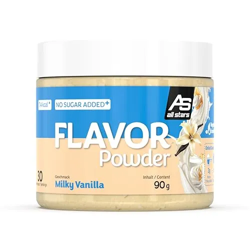 ALL STARS Flavor Powder Milky Vanilla, 90 g Aroma Pulver für Speisen