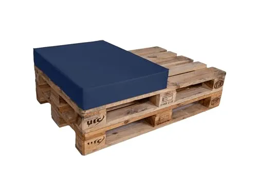 TexDeko Palettenkissen Halbes Palettenkissen 60x80cm - Dekokissen für Palettensofas, wasserabweisend und gepolstert für ultimativen Komfort in In- & Outdoor-Bereichen.