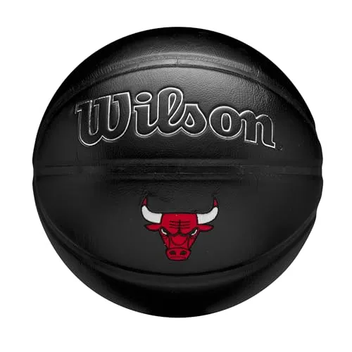 Wilson NBA Team Premiere Basketball Chicago Bulls Schwarz 7 in schwarz von Wilson