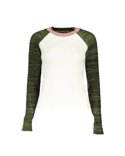 DESIGUAL MAGLIA DONNA BIANCO