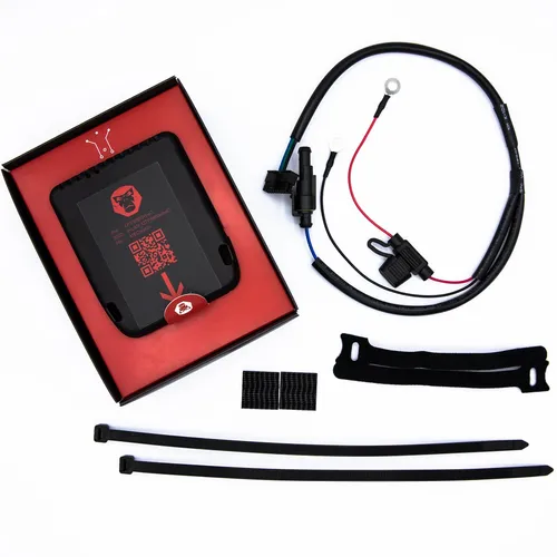 RideLink Wingman Pro eCall - Live Tracking Diebstahlmelder OBD2 Motorrad GPS Tracker, automatische Unfallerkennung und umfassende Fahranalyse