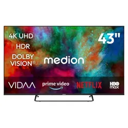 MEDION 108 cm (43 Zoll) Smart-TV mit Dolby Vision HDR von MEDION