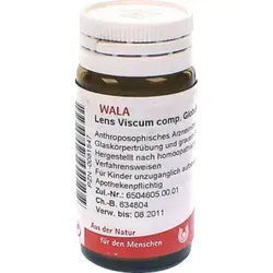 Lens Viscum Comp. Globuli Velati 20 G - Globuli für die Unterstützung der Pflege, enthalten natürliche Inhaltsstoffe und sind einfach in der Anwendung. Ideal für die tägliche Verwendung.