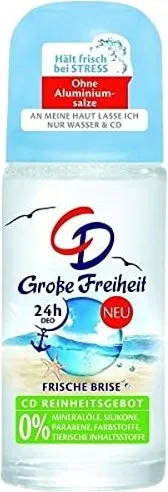 CD Deo Roll-On Große Freiheit 50 ml - Deos für empfindliche Haut, 24 Stunden Schutz mit aquatischem Duft und ohne Aluminiumsalze – für langanhaltende Frische den ganzen Tag.