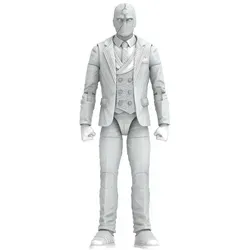 Hasbro Marvel Legends Series: Moon Knight - Mr. Knight 15 cm Figur - Actionfigur aus Marvel Studios' Moon Knight auf Disney Plus, detailreich und beweglich mit 4 Accessoires und Build-A-Figure Element für noch mehr Sammelspaß.
