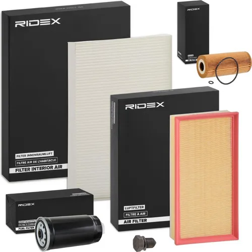 RIDEX Filterset Inspektionspaket Filtersatz für VW Golf IV Schrägheck (1J1) Golf IV Variant (1J5) Bora Limousine (1J2) New Beetle Schrägheck