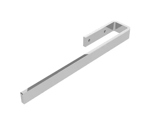 Bath-O-Line Handtuchhalter 380mm einarmig | Chrom - Handtuchhalter für modernes Badezimmerdesign, aus langlebigem Aluminium mit einfacher Montage und inklusive Befestigungsmaterial.