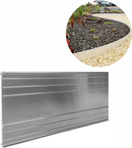 Ultra Starke Alu Rasenkanten 10-14-24 cm – 5 Stück - Hochstabile Alu Rasenkanten für saubere Abgrenzungen in Ihrem Garten. Mit 3 mm Dicke ideal für stark beanspruchte Bereiche. Einfache Montage und moderne Optik.