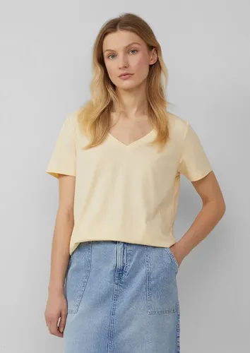 s.Oliver Kurzarmshirt T-Shirt T-Shirt mit V-Ausschnitt