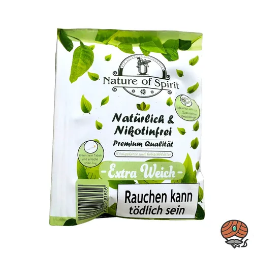 Nature of Spirit EXTRA SOFT/WEICH, nikotinfreier Tabakersatz 25g Packung