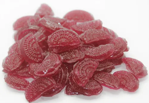 gr. Zuckerfreie rote Stachelbeere sauer nur von Jahrmarktbonbon 250