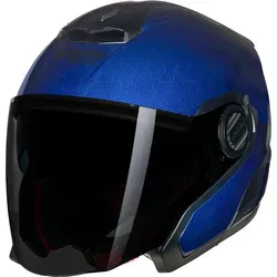 Nolan N40-5 Classico Nobile 312 - Dunkelblau - L - Motorradhelm mit Airbooster-Technologie für optimale Belüftung und Komfort. Ultrabreites Visier sorgt für Sicherheit und Sichtfeld. N-Com vorbereitet für nahtlose Kommunikation auf der Straße.