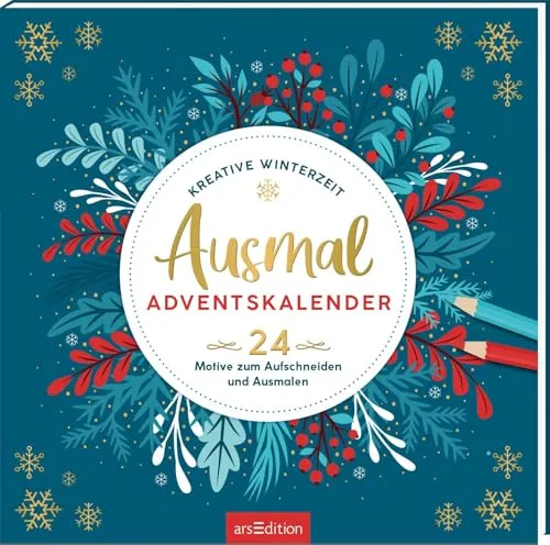 Ausmal-Adventskalender – Kreative Winterzeit von arsEdition GmbH