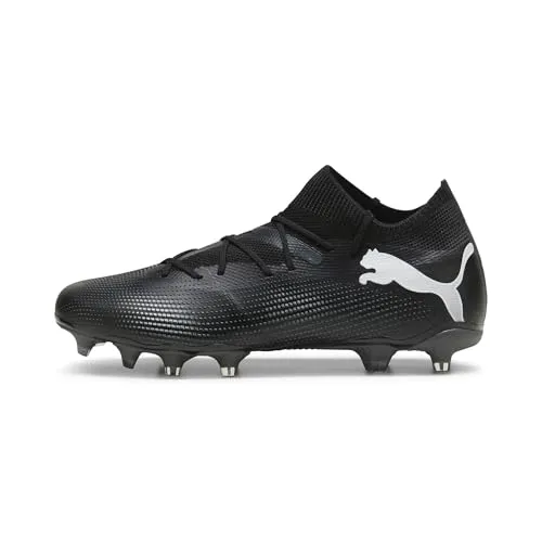 Puma Future 7 Match FG/AG Fussballschuhe schwarz 39 - Hochwertige Fußballschuhe für Rasen- und Kunstrasenplätze mit FUZIONFIT-Technologie für optimale Passform und Agilität. Ideal für Spielmacher, die Höchstleistungen erbringen wollen.