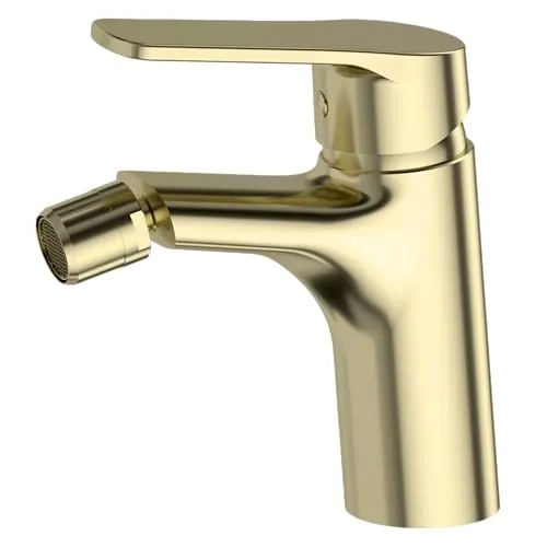 Essebagno Full Bidetmischer in gebürstetem Gold von ESSEBAGNO