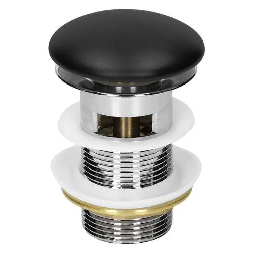 Keramik Ablaufgarnitur für Waschbecken mit Überlauf Waschtisch Ventil Pop Up