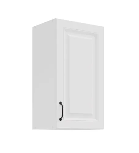 Küchen-Preisbombe Hängeschrank 40 cm Stilo Weiß - Hängeschrank 40 cm für die Küche STILO in Weiß, mit 2 Einlegböden, dämpfenden Scharnieren und wählbarem Türanschlag. Ideal für platzsparende Küchenlösungen.