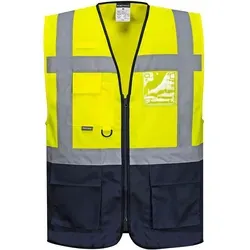 Portwest Warnweste Mit Vielen Taschen Gelb Xs