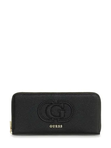Guess Isola SLG Large Zip Geldbörse 20 cm (schwarz) in schwarz von GUESS