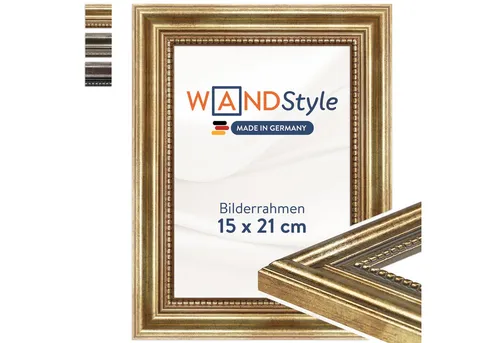 Produktbild WANDStyle Bilderrahmen Gold DIN A5