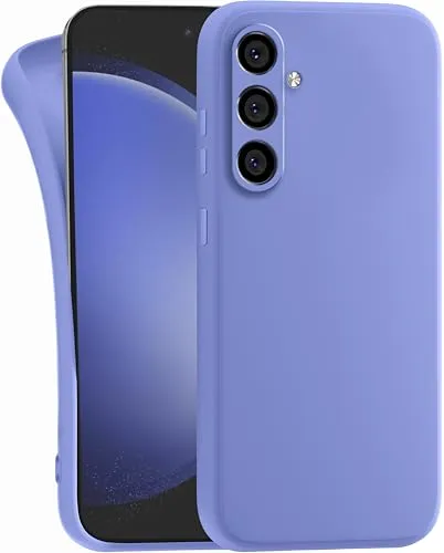 MyGadget Hülle kompatibel mit Samsung Galaxy S24 - robuste Handyhülle TPU Case Slim Silikonhülle - Back Cover Kratzfest Schutzhülle - Matt Blau