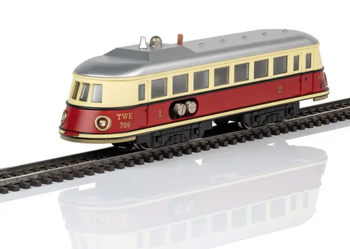Märklin 18050 Replikat Triebwagen TWE 700 Digital - Lokomotiven, limitierte Auflage mit Digitalsteuerung und Licht, ideal für Sammler und Modellbahnliebhaber.