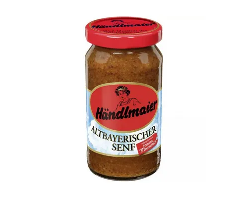 Händlmaier Saucen, Händlmaier Altbayerischer Senf zubereitet mit feinem Meerettich 200ml