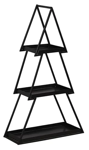 TrendLine Deko Metallregal Tannenbaum - Standregal in Tannenbaum-Form, ideal für die festliche Dekoration und stabil aus robustem Metall gefertigt.