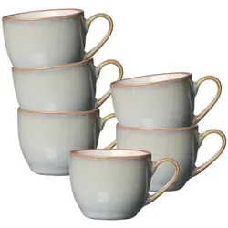 Ritzenhoff & Breker Portofino Espressotassen 6er Set - Thermobehälter: Mediterraner Stil mit einzigartiger Reaktivglasur – jede Tasse ein Unikat mit elegantem Design für perfekten Kaffeegenuss.