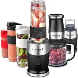 Concept SM3390 Pürierstab - Mixer mit 1,2 l Schüssel und 700 W Leistung, ideal zum Pürieren und Zerkleinern. Mit 23000 RPM und abnehmbarem Messer für einfache Reinigung und vielseitigen Einsatz.