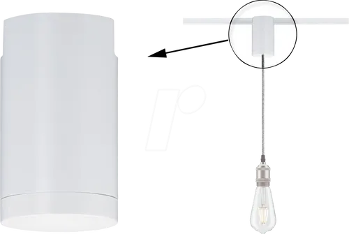 Paulmann 95495 Hochvolt-Schienensystem-Komponente Pendelabhängung Weiß