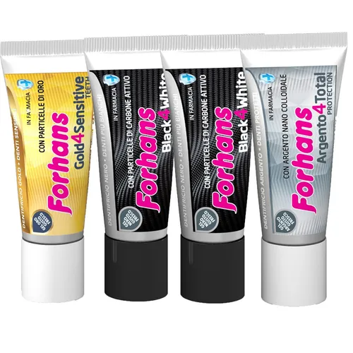 Forhans PURO Mineral - Zahncreme Probierverpackung 4 x 12 ml