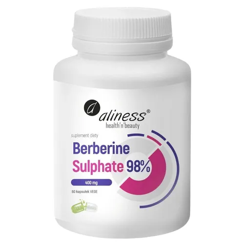 Aliness Berberine Sulphate 99% 400 mg 60 Kaps