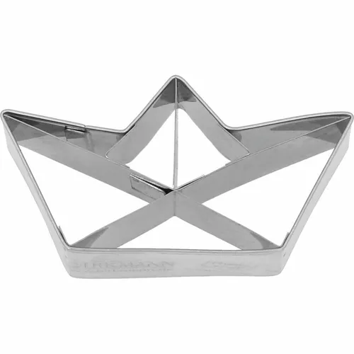 Birkmann Ausstechform Papierboot Innenprägung Ausstecher Plätzchenform 7.5 cm