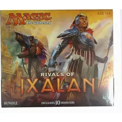 Rivals of Ixalan Fat Pack Bundle - Magic the Gathering, 10 Booster, 80 Basic Lands, inklusive Spindown Würfel und Spieleranleitung