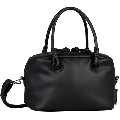 Tom Tailor Olivia Bowling Bag - Stilvolle 28 cm Handtasche in Schwarz - Handtaschen aus modernem Lederimitat mit minimalistischem Design, vielseitig tragbar als Tote oder Schultertasche, ideal für jeden Anlass.
