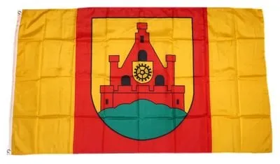Fahne/Flagge Gevelsberg NEU 90 x 150 cm Fahnen in gelb von FahnenMax