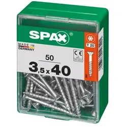 SPAX DIY Universal Senkkopf T-STAR plus TGW WIROX A9J 3,5x40 M (VE=50 St.)