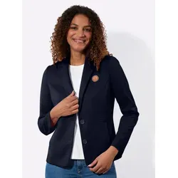 Witt Jerseyblazer Jersey-Blazer Langarm blau 42