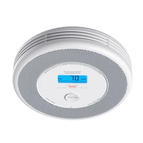 X-Sense Rauch- und CO-Melder mit Sprachalarm - Intelligenter Melder für Rauch und Kohlenmonoxid, 2-in-1-Schutz mit Standortansage, ultra-schlankes Design und einfache Installation für Ihr Smart Home.