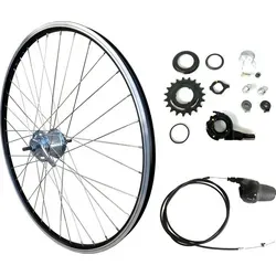 Zoll Hinterrad Alu Hohlkammerfelge 36 Loch mit Shimano Nexus 7-Gang - Fahrrad-Laufräder mit robuster Aluminium-Hohlkammerfelge, ausgestattet mit Shimano Nexus 7-Gang Schaltwerk für sanfte Schaltvorgänge und inklusive aller Einbauteile.