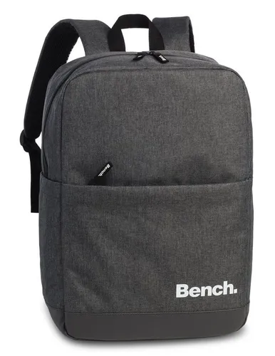 Bench Classic Rucksack - Dunkelgrau - Stylischer Daypack von Bench, ideal für Alltag und Schule. Mit geräumigem Hauptfach, verstellbaren, gepolsterten Schultergurten und wasserfestem Material für optimalen Komfort und Funktionalität.