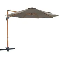 AXI Ampelschirm Ø 300 cm Taupe mit Dreh- & Neigungsfunktion von Axi
