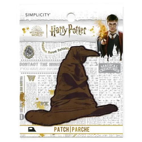 Harry Potter Magisch Sprechender Hut Patch Film Hogwarts Bestickt Eisen Auf