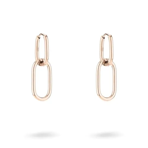 Liebeskind Berlin Paar Ohrstecker Edelstahl - Ohrstecker aus Edelstahl mit aushängbarem Link-Anhänger, vereinen elegantes Design und zeitlosen Berliner Charme für jeden Look.