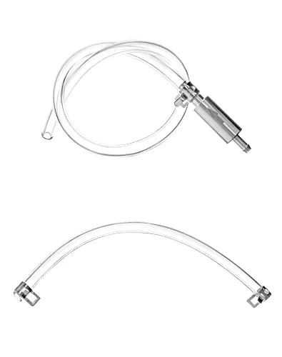 Produktbild QWORK® Bremse Entlüften Schlauch, Kupplung Blutschlauch Werkzeug Kit EBrake Bleeder Hose, One Way Valve Tube Bleeding Tools inwegventil und Schlauch für Motorrad und PKW