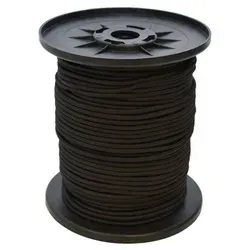 Dreamprint Expanderseil 8mm Schwarz 20m Gummiseil Gummischnur Spannseil Planenseil Gummileine elastisches Seil mit 20x Würgeklemmen