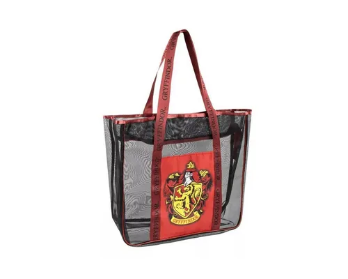 Harry Potter Einkaufsshopper Harry Potter Gryffindor Premium Transparente Strandtasche