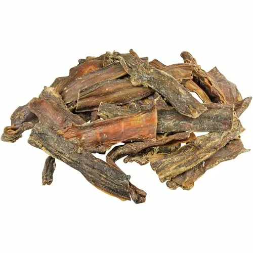 Schecker Rinder Dörrfleisch - Rindfleisch - Rindfleisch-Streifen für den Hund (1000g)