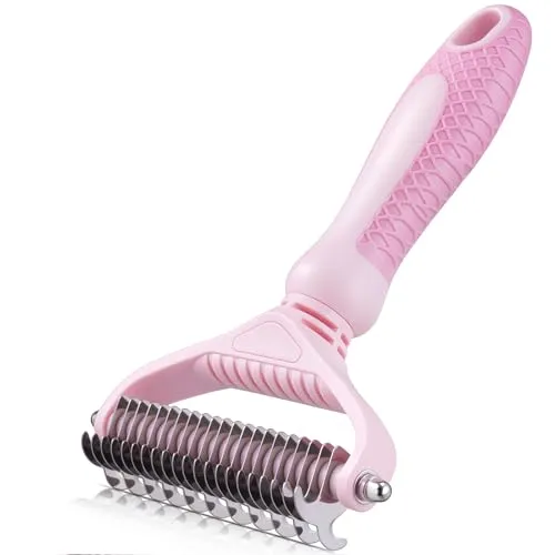 Morpilot Katzen Hunde Bürste für schonende präzise Haarentfernung Geeignet als Hundebürste Langhaar Katzenbürste Kurzhaar gegen Verfilzungen Angenehm Unterfellbürste Hunde